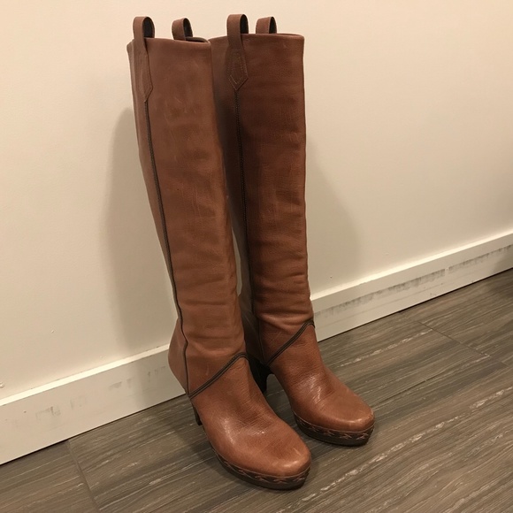 Cole Haan Shoes - Sexy Cole Haan Knee High Chestnut High Heel Boots
